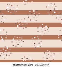 Vintage dots seamless pattern. Minimalist decoration background. Repeated texture in doodle style for fabric, wrapping paper, wallpaper, tissue. Vector illustration.