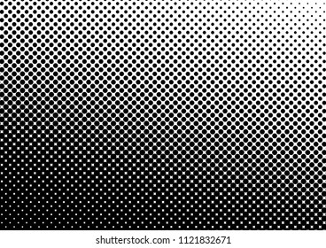 Vintage Dotted Halftone Background. Fade Points Overlay. Gradient Pattern. Grunge Texture. Vector illustration
