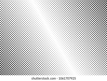 Vintage Dotted Halftone Background. Gradient Dots Pattern. Grunge Backdrop. Pop-art Texture. Vector illustration