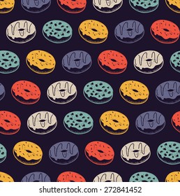 Vintage Doughnut Pattern