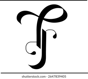 Vintage DR Calligraphy Logo – D and R Initial Emblem Design