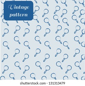 Vintage drawing search pattern
