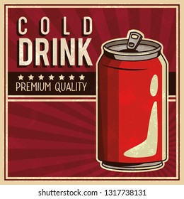 vintage drink poster