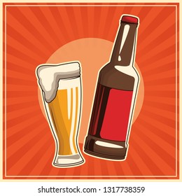 vintage drink poster