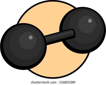 vintage dumbbell weights