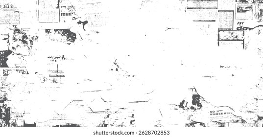 Vintage dust texture with rough sketch lines. Overlay grunge newspaper style with particle details. Best used for classic prints and textured background layouts.