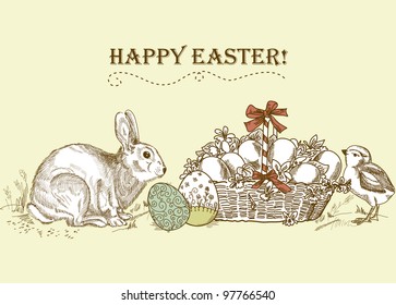 Vintage Easter Card