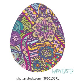 vintage easter egg card