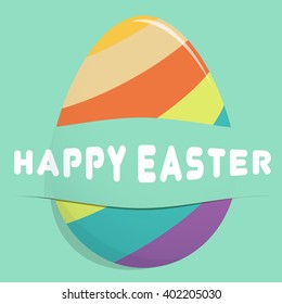 vintage easter egg card