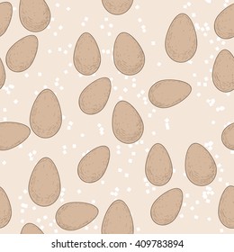 Vintage easter egg design set