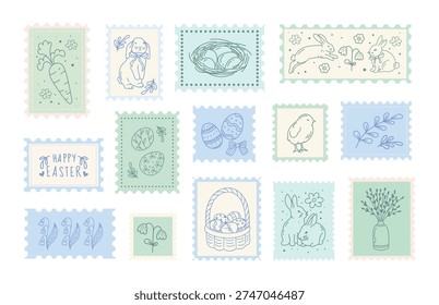 Vintage Easter Postage Stamp
