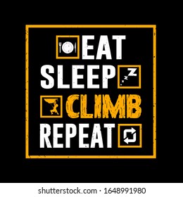 vintage eat sleep hunting repeat t-shirt design template