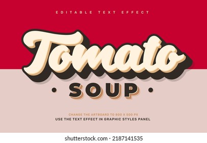 Vintage Editable Text Effect Template