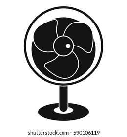 Vintage electric fan icon. Simple illustration of vintage electric fan vector icon for web