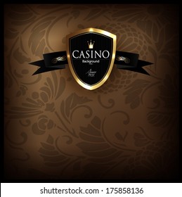 Vintage elegant background, casino