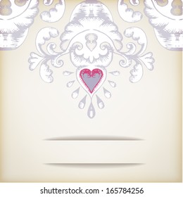 Vintage elegant background for invitations
