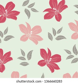 Vintage Elegant Floral Pattern. Elegant Background with floral designs. Good for Digital Print and Sublimation Techniques.