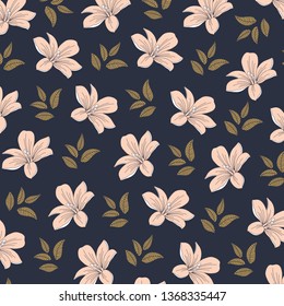 Vintage Elegant Floral Pattern. Elegant Background with floral designs. Good for Digital Print and Sublimation Techniques.