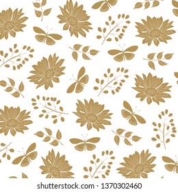 Vintage Elegant Floral Pattern. Elegant Background with floral designs. Good for Digital Print and Sublimation Techniques.