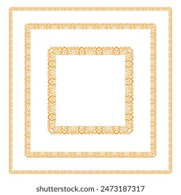 colección de marcos elegante de Antiguas. Marcos vintage decorativos para el diseño. Conjunto de marcos decorativos del borde del adorno, marco del certificado 