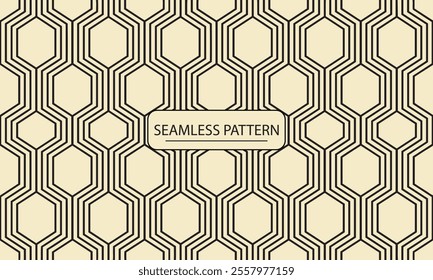 Vintage Elegant Honeycomb Pattern with Geometric Symmetry vector art for digital backgrounds and modern home decor 