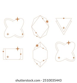Vintage elegant ornament divider and frames collection. Classic divider and frame element for design. Swirl floral element collection
