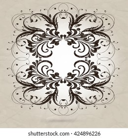 Vintage element for design, greeting card, invitation, menu, cover