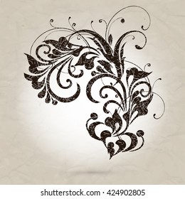 Vintage element for design, greeting card, invitation, menu, cover