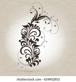 Vintage element for design, greeting card, invitation, menu, cover