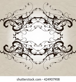 Vintage element for design, greeting card, invitation, menu, cover