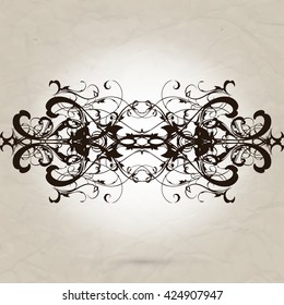 Vintage element for design, greeting card, invitation, menu, cover