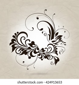 Vintage element for design, greeting card, invitation, menu, cover