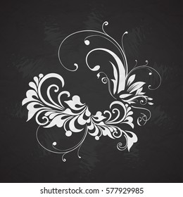 Vintage element for design, greeting card, invitation, menu, cover