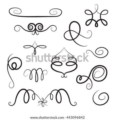 vintage element page decoration