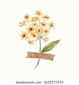 vintage element for scarpbook, dried flower