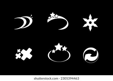 Vintage element  y2k graphic design ideas template