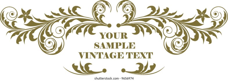 Vintage elements