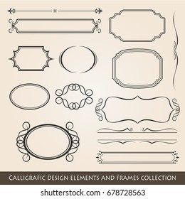 vintage elements design of vintage works - vector illustration. 