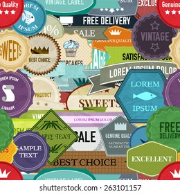 vintage elements seamless