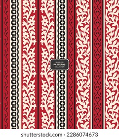 Vintage elements seamless vector design