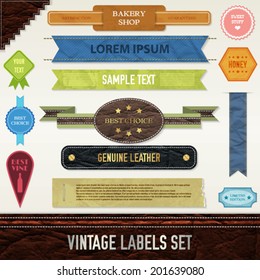 vintage elements set