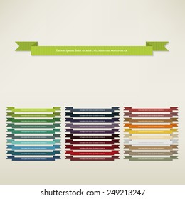 vintage elements set