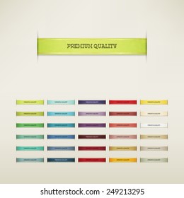 vintage elements set