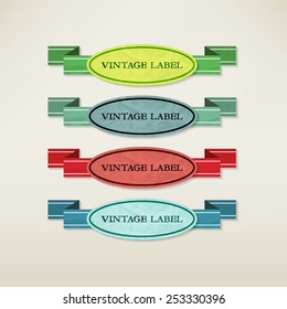 vintage elements set