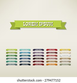 vintage elements set