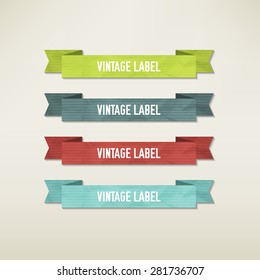 vintage elements set