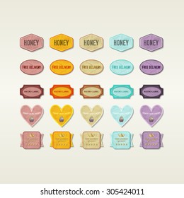 vintage elements set
