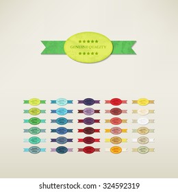 vintage elements set