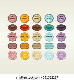 vintage elements set