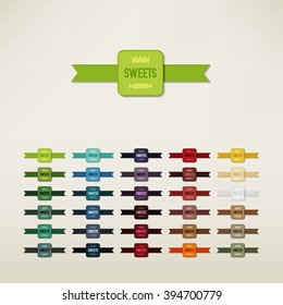 vintage elements set